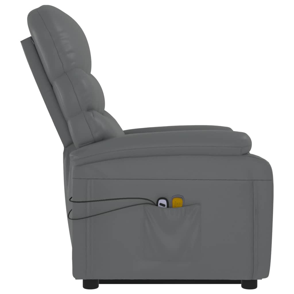 Fauteuil de massage Anthracite Similicuir - XIOS