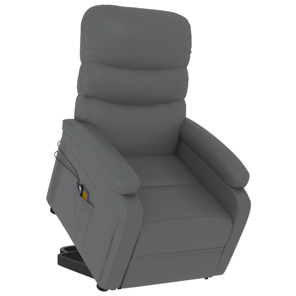 Fauteuil de massage Anthracite Similicuir - XIOS