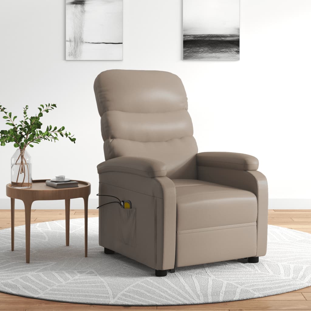 Fauteuil de massage Cappuccino Similicuir - XIOS