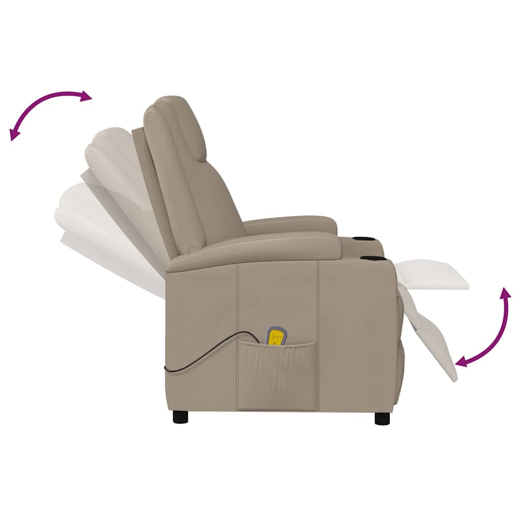 Fauteuil de massage Cappuccino Similicuir