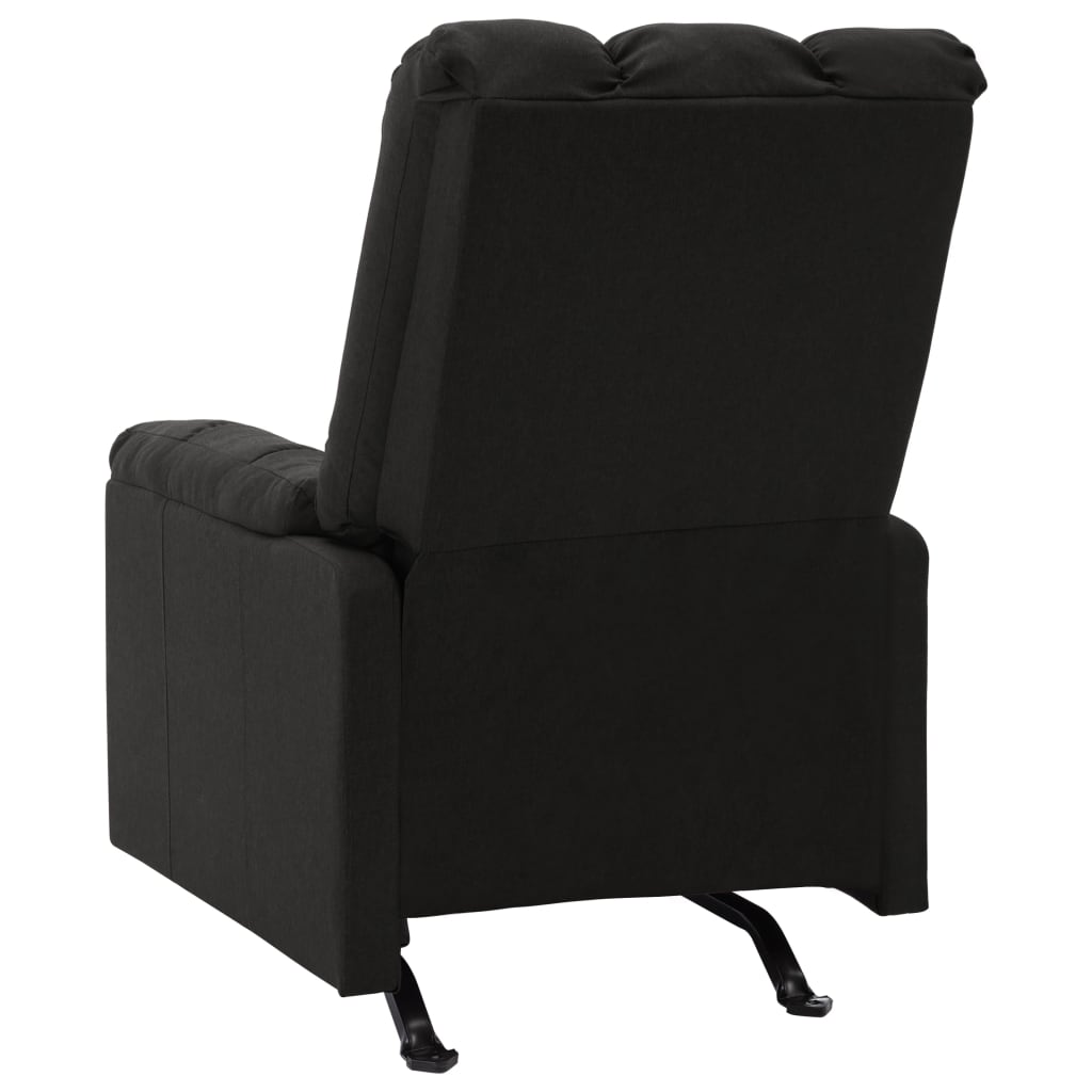 Fauteuil de massage inclinable Noir Tissu - XIOS
