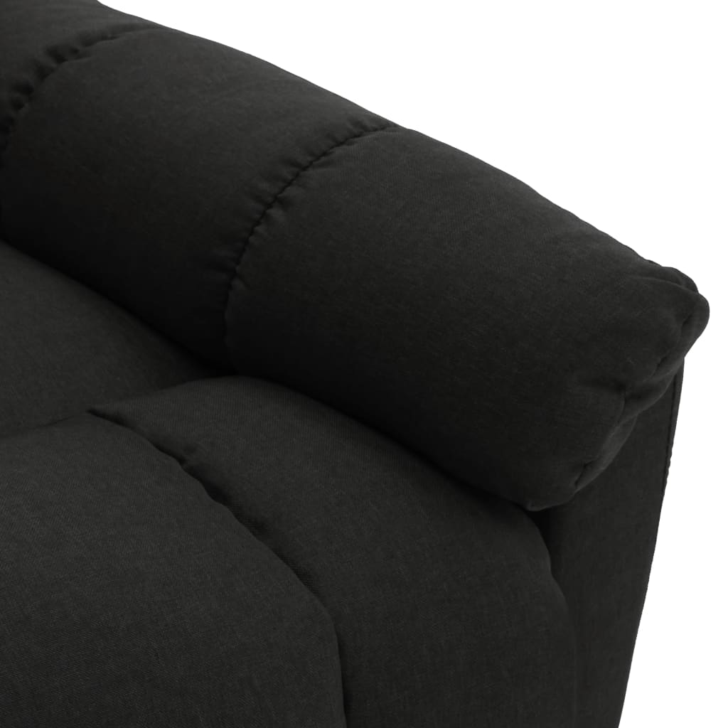 Fauteuil de massage inclinable Noir Tissu - XIOS