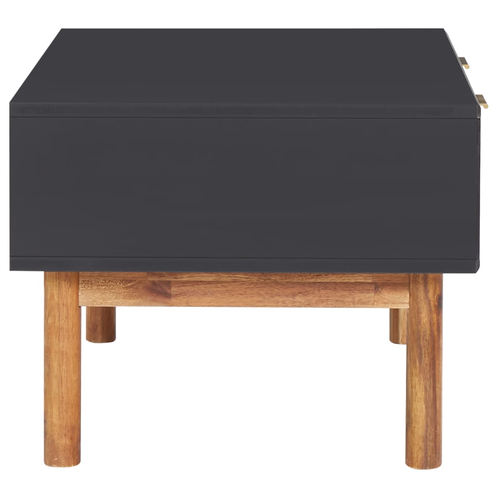 Table basse 90x50x40 cm Bois d'acacia massif et MDF - XIOS