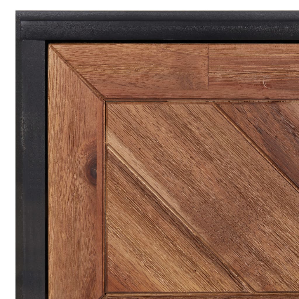 Table basse 90x50x40 cm Bois d'acacia massif et MDF - XIOS