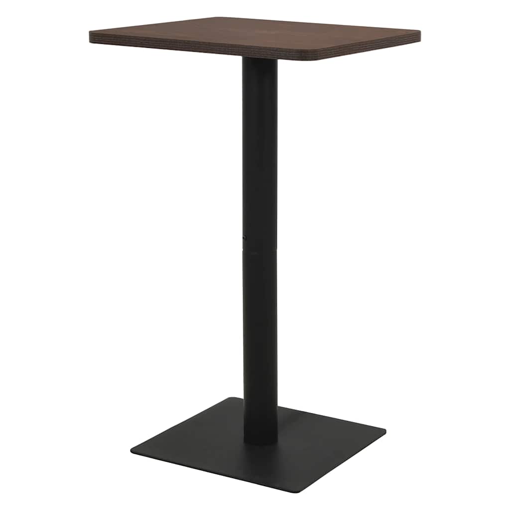 Table de bistro Cendre foncé 70x70x107 cm