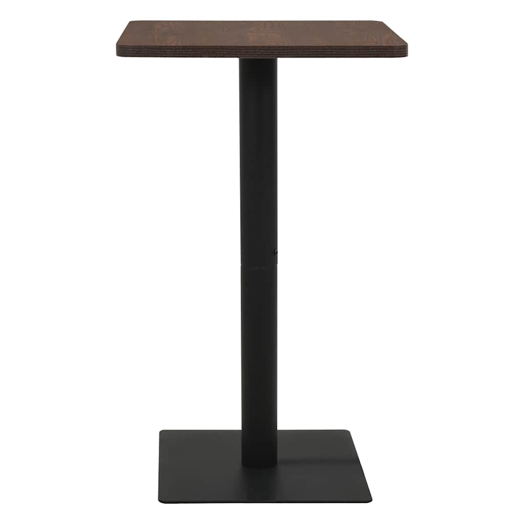 Table de bistro Cendre foncé 70x70x107 cm