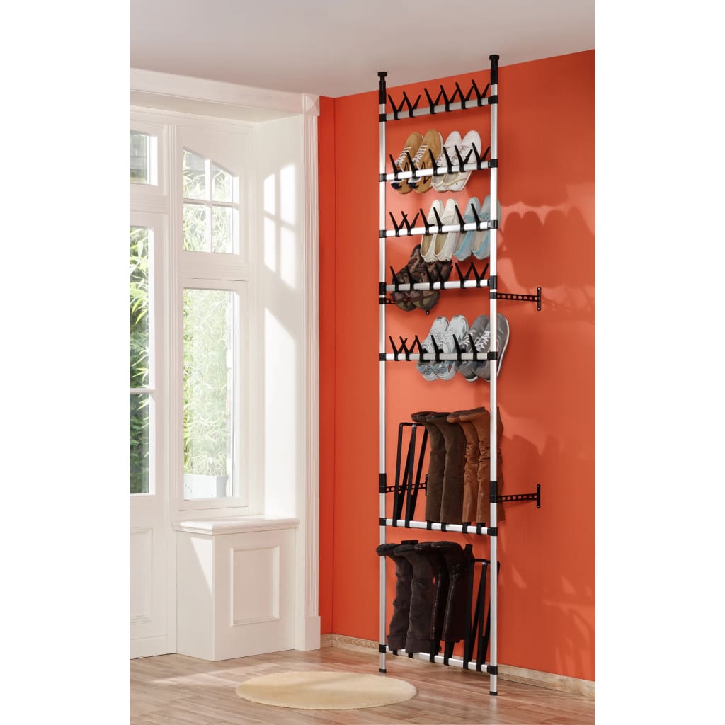 Étagère à chaussures télescopique avec barres Aluminium - XIOS