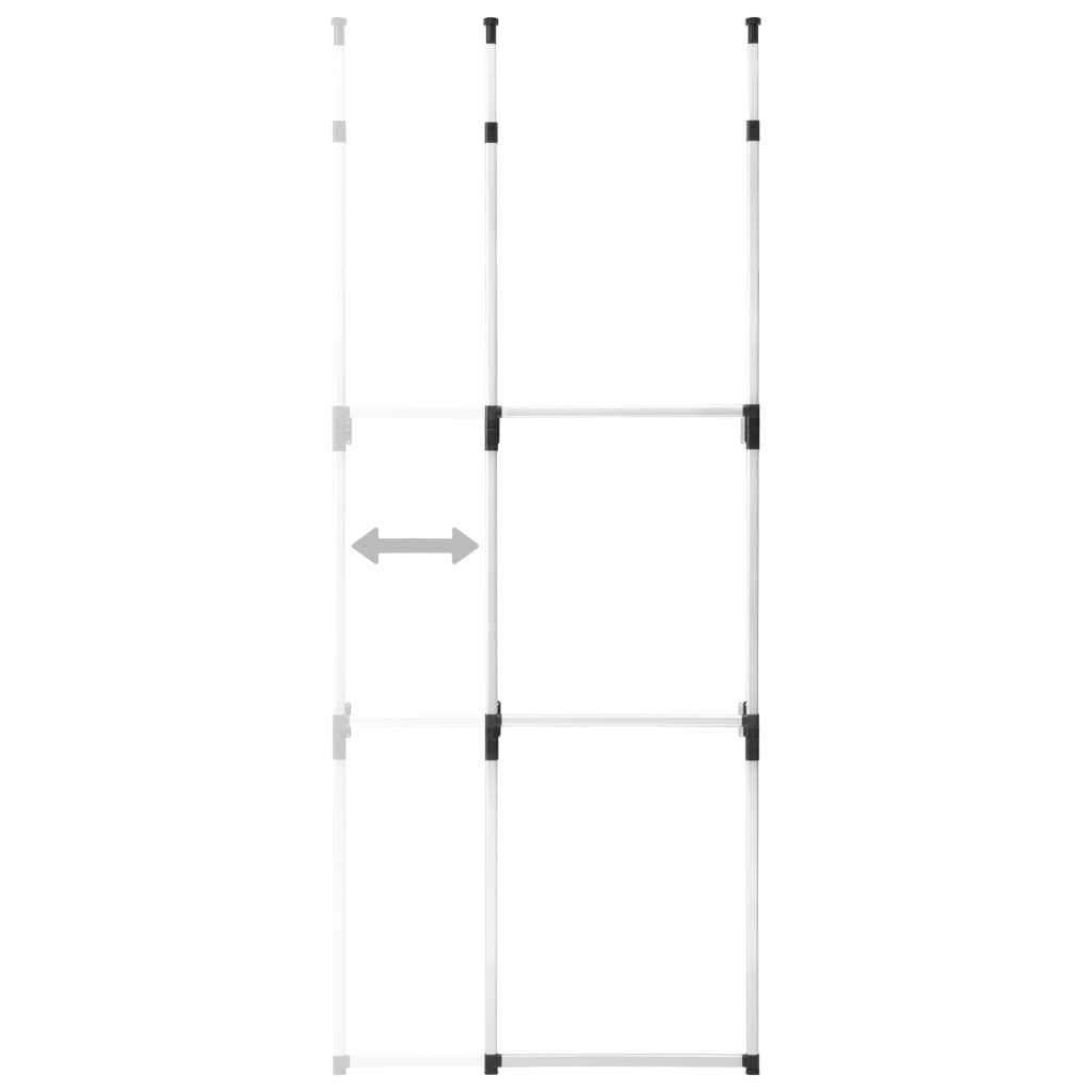 Système de garde-robe télescopique avec barres Aluminium - XIOS