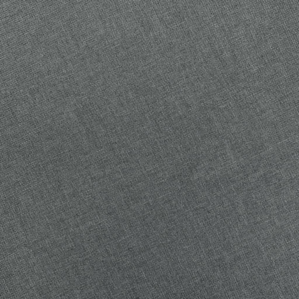 Fauteuil avec repose-pied Gris clair Tissu - XIOS