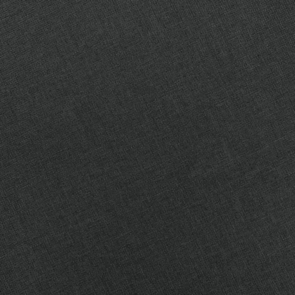 Fauteuil de massage avec repose-pied Gris foncé Tissu