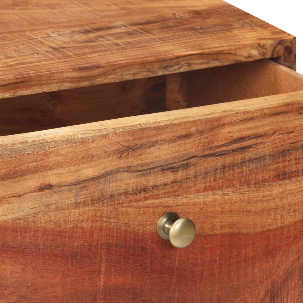 Table console 90x35x75 cm Bois d'acacia brut - XIOS