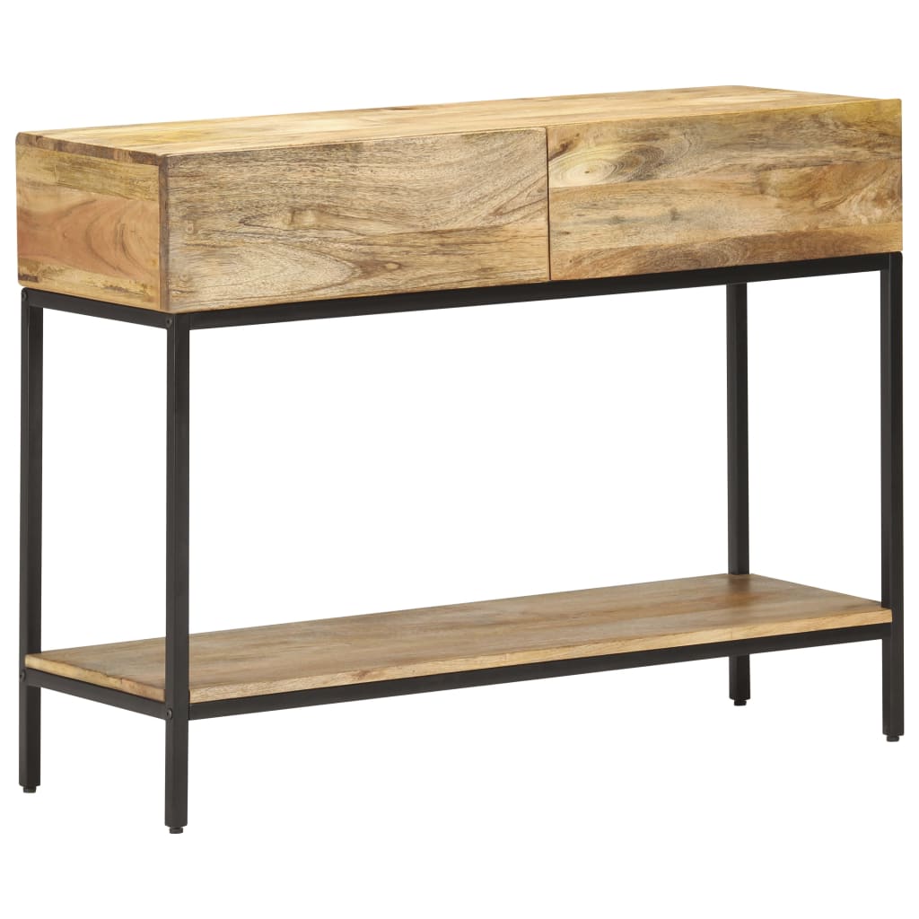 Table console 100x35x76 cm Bois de manguier massif - XIOS
