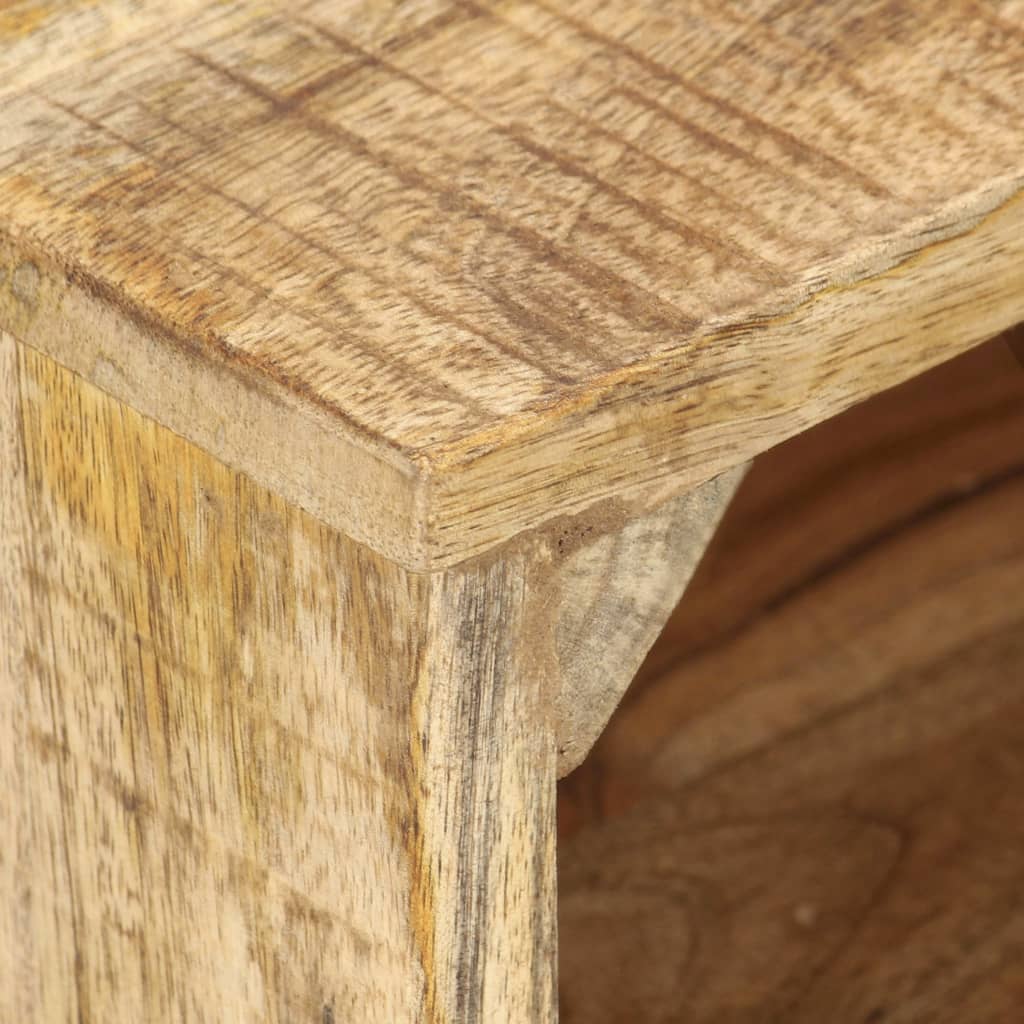 Table de chevet 40x30x50 cm Bois de manguier brut - XIOS