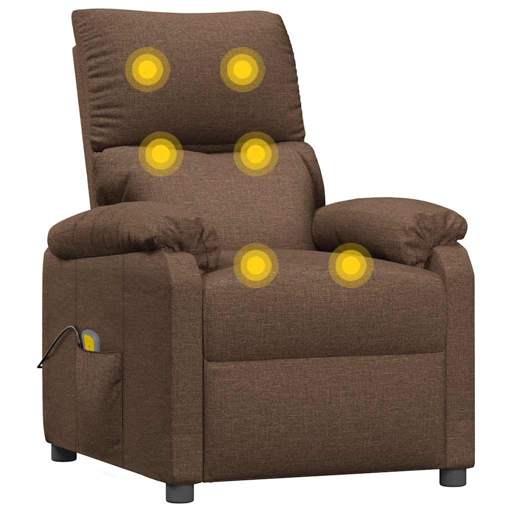 Fauteuil de massage Marron Tissu - XIOS