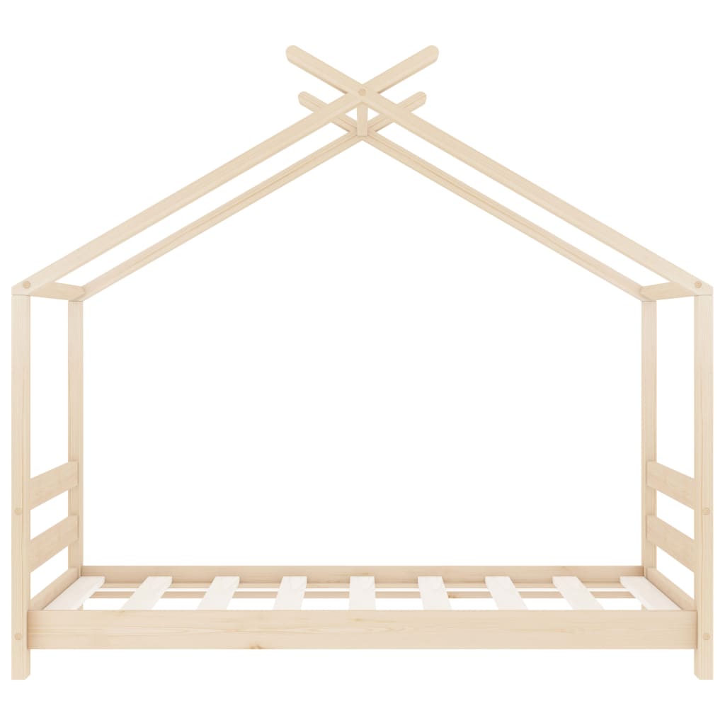 Cadre de lit d'enfant Bois de pin massif 70x140 cm - XIOS