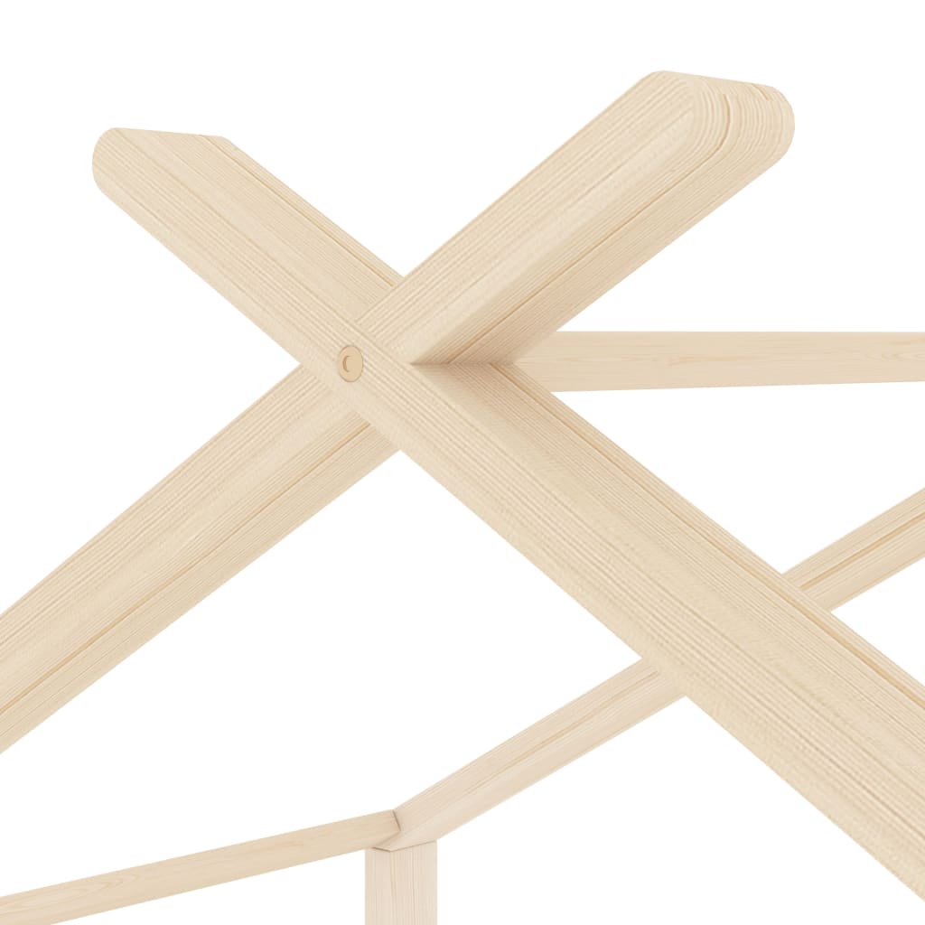 Cadre de lit d'enfant Bois de pin massif 70x140 cm - XIOS