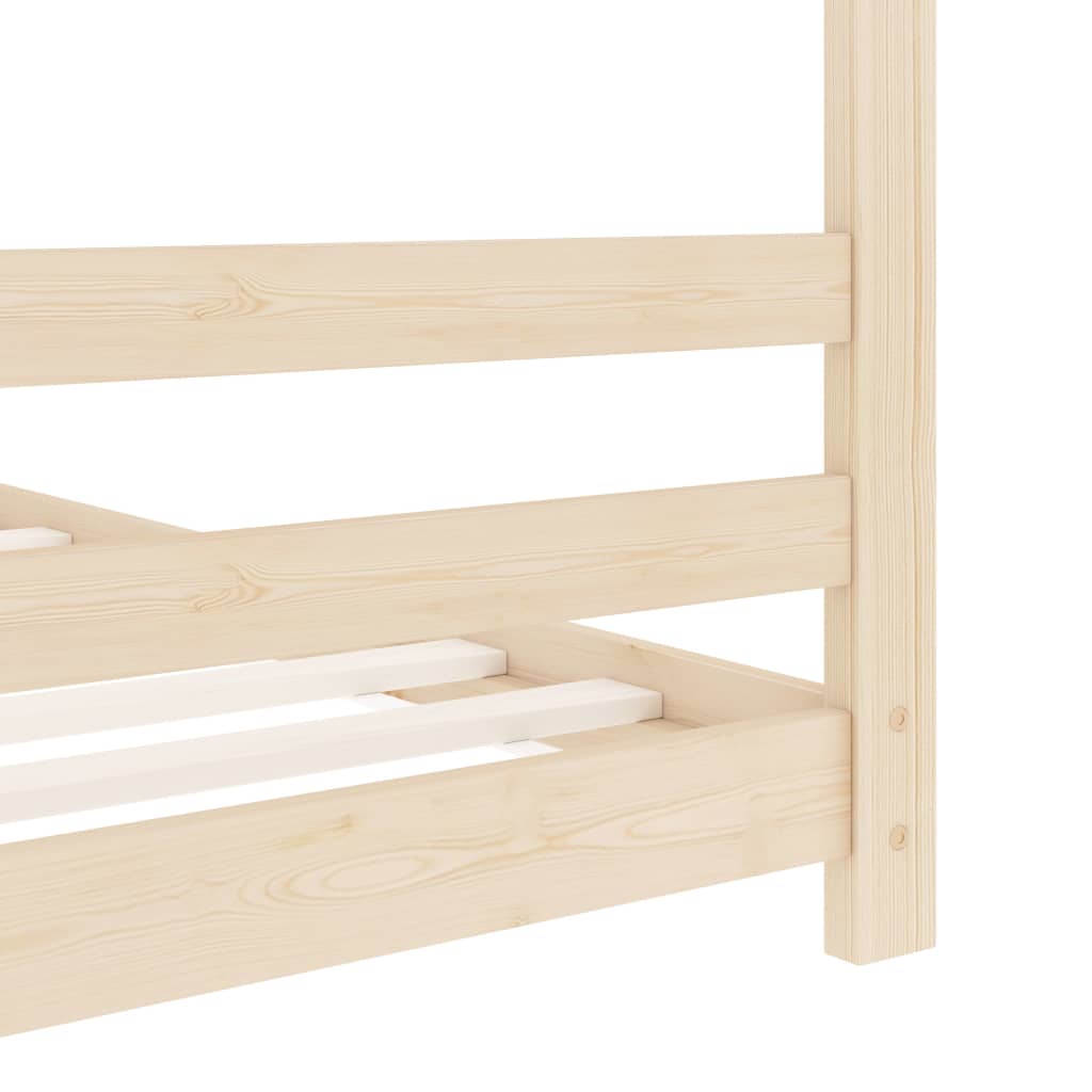 Cadre de lit d'enfant Bois de pin massif 70x140 cm - XIOS