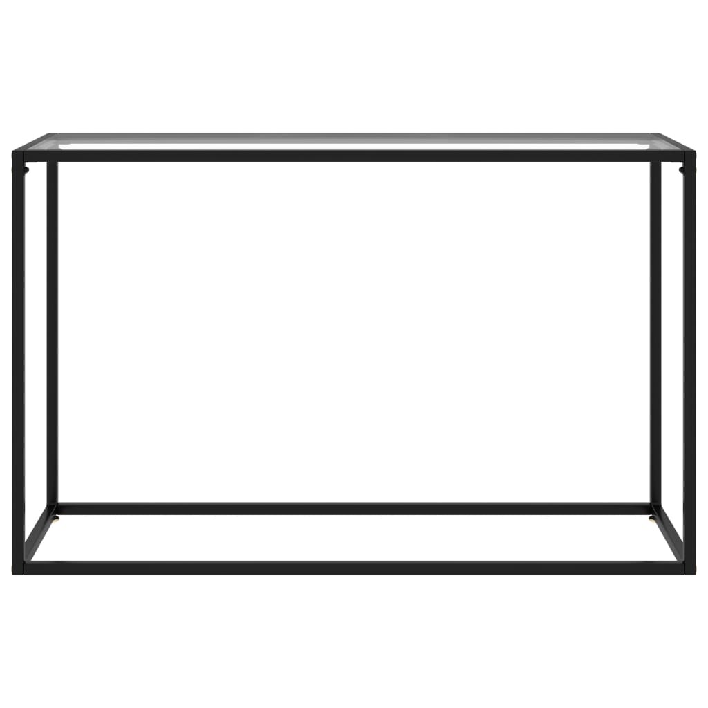 Table console Transparent 120x35x75 cm Verre trempé - XIOS