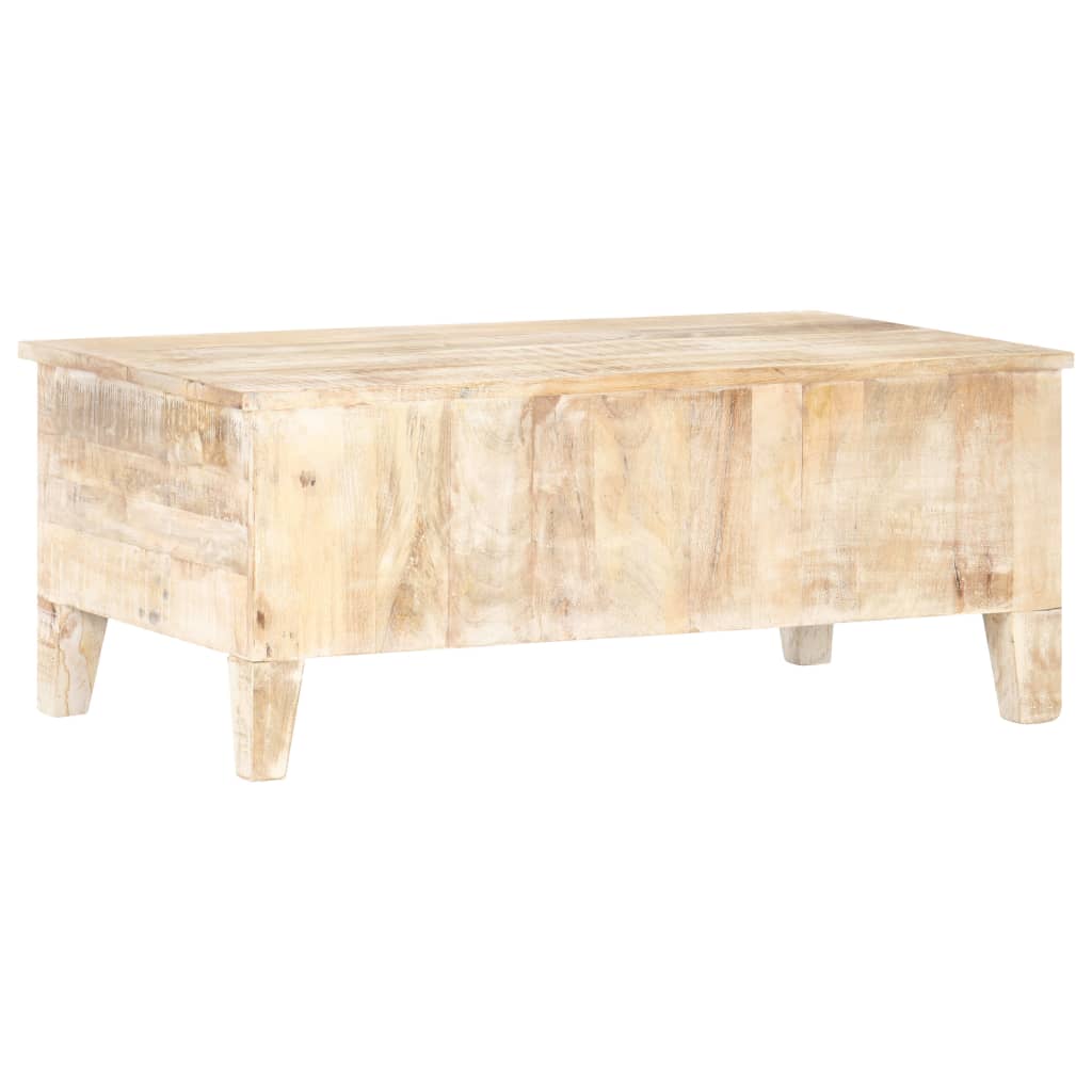 Table basse 100x55x40 cm Bois d'acacia brut - XIOS