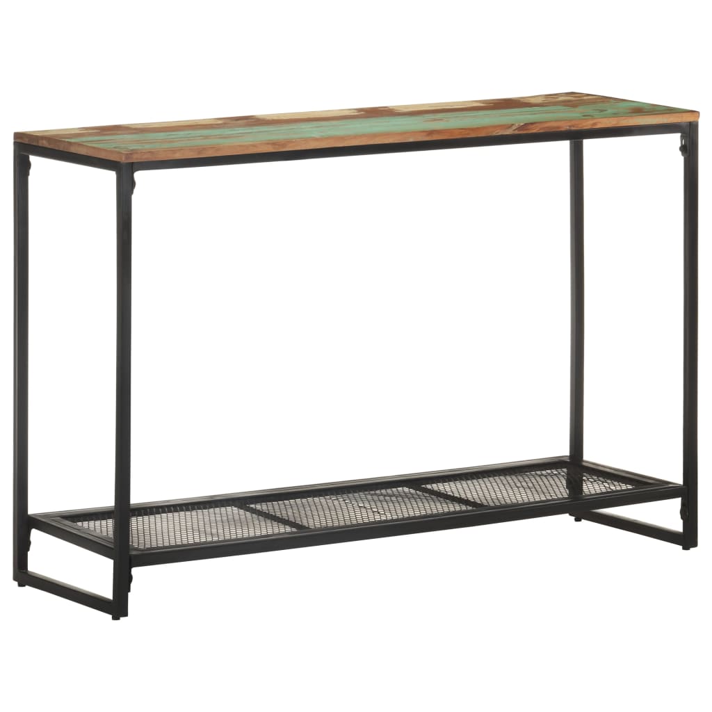Table console 110x35x75 cm Bois de récupération massif - XIOS