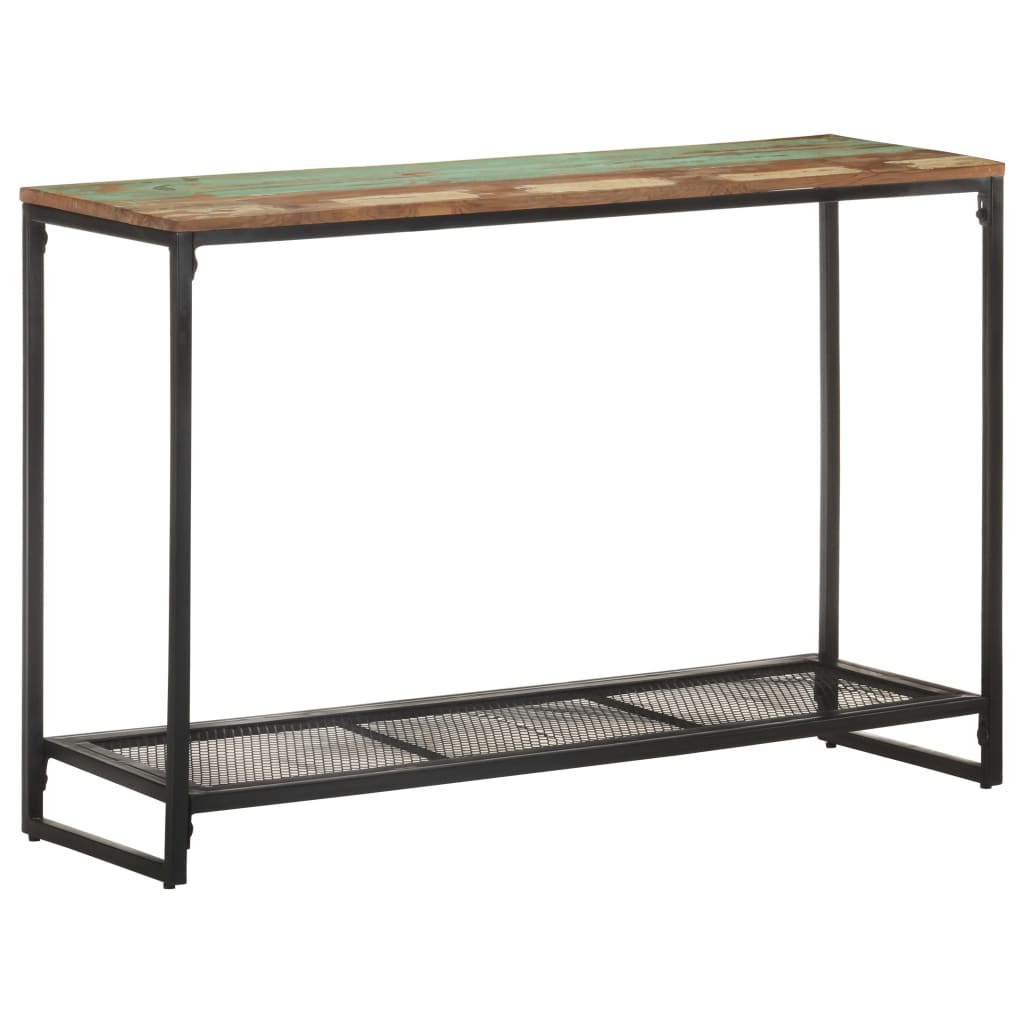 Table console 110x35x75 cm Bois de récupération massif - XIOS
