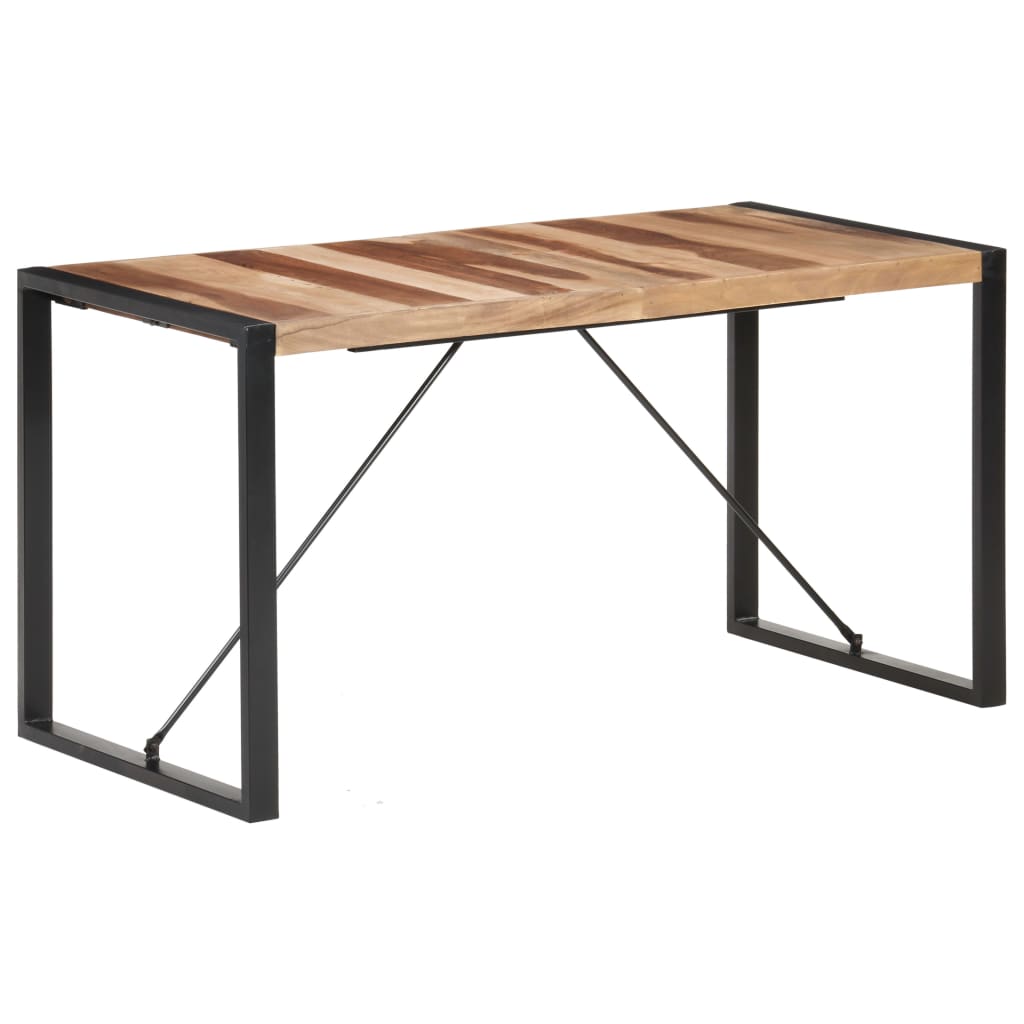 Table à manger 140x70x75 cm bois massif - XIOS