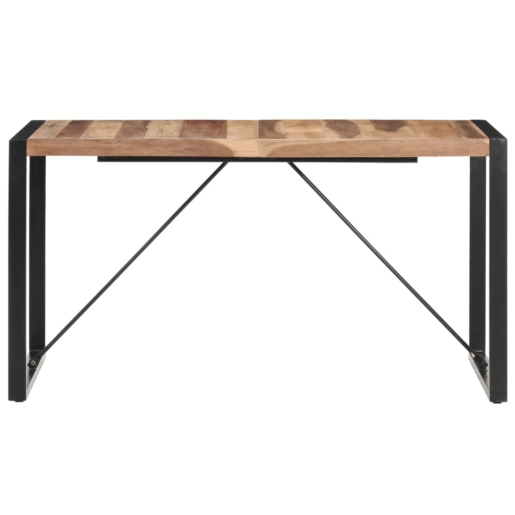 Table à manger 140x70x75 cm bois massif - XIOS