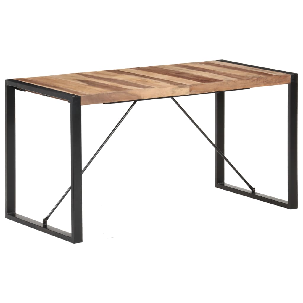 Table à manger 140x70x75 cm bois massif - XIOS