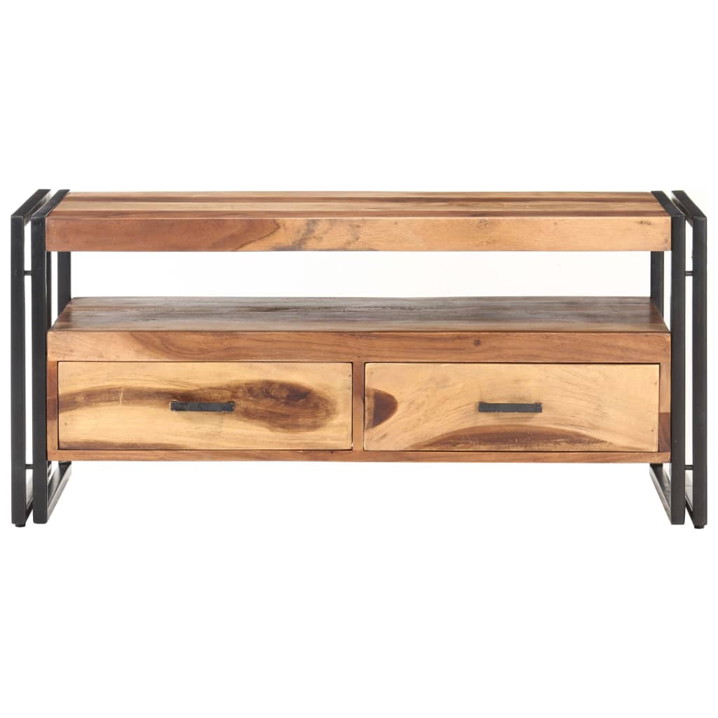 Table basse 100x55x45 cm Bois d'acacia massif - XIOS