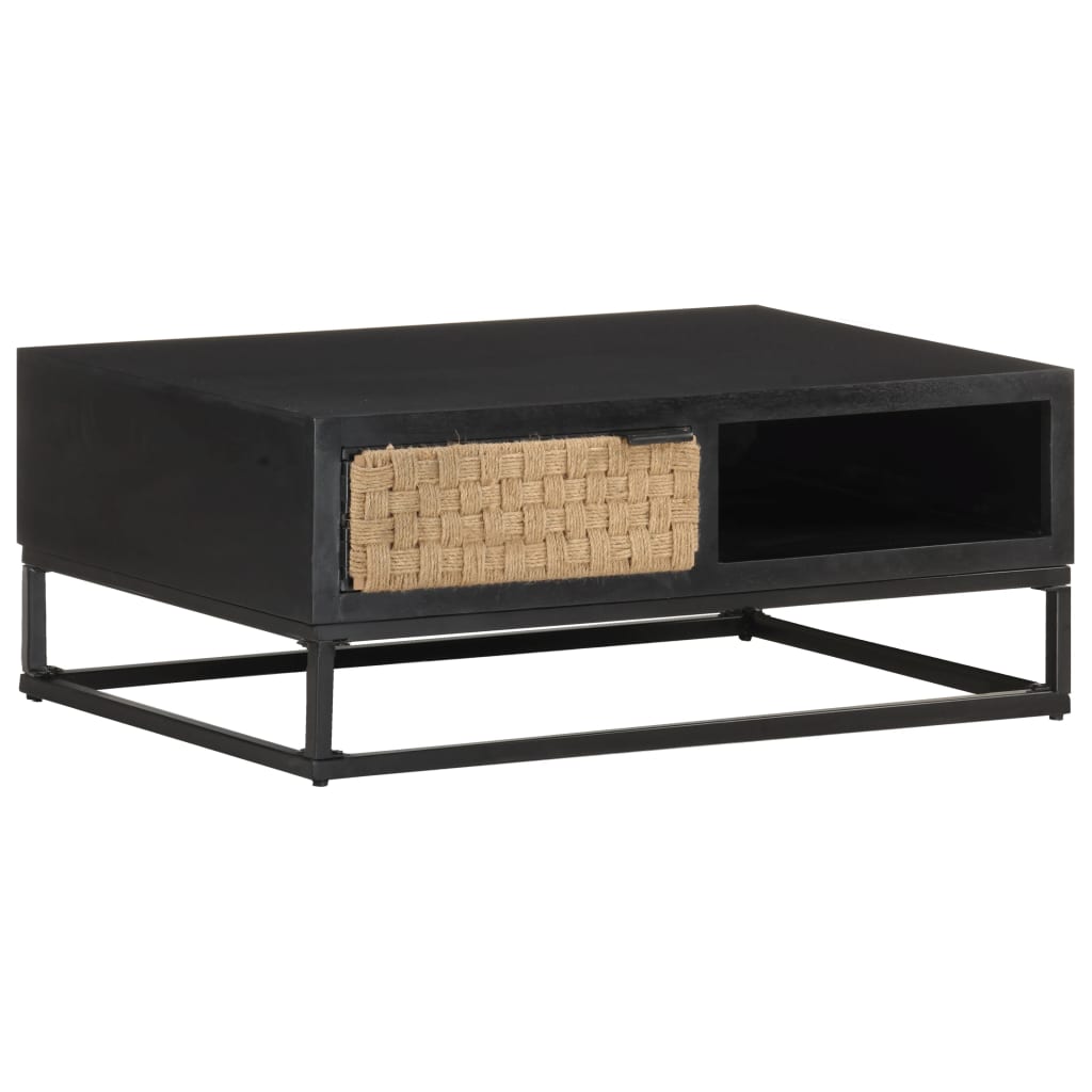 Table basse 90x60x35 cm Bois de manguier massif - XIOS