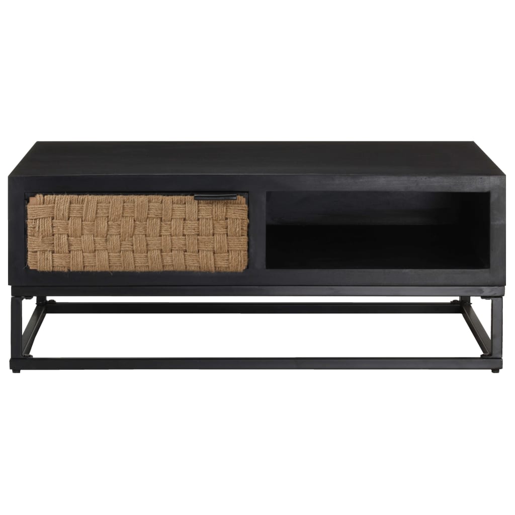 Table basse 90x60x35 cm Bois de manguier massif - XIOS
