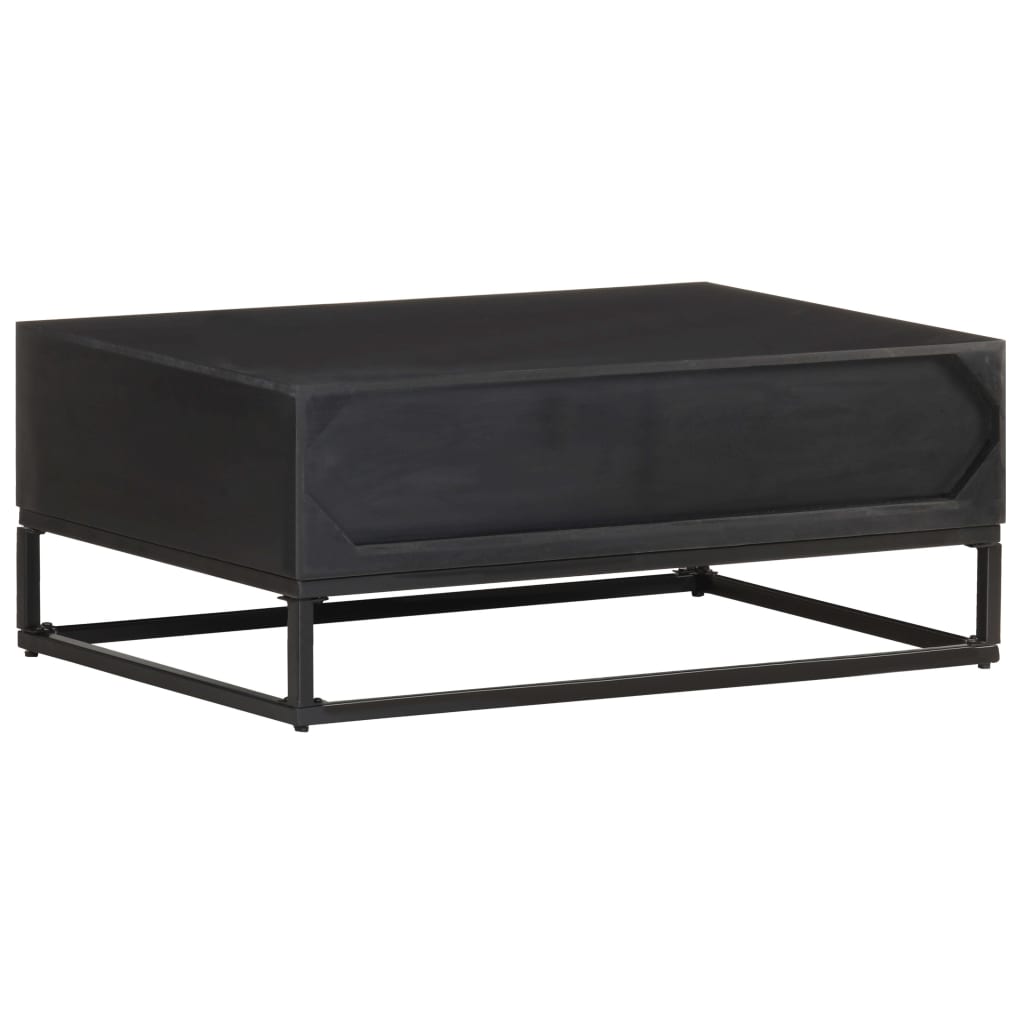 Table basse 90x60x35 cm Bois de manguier massif - XIOS