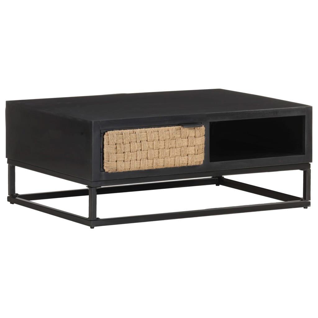 Table basse 90x60x35 cm Bois de manguier massif - XIOS