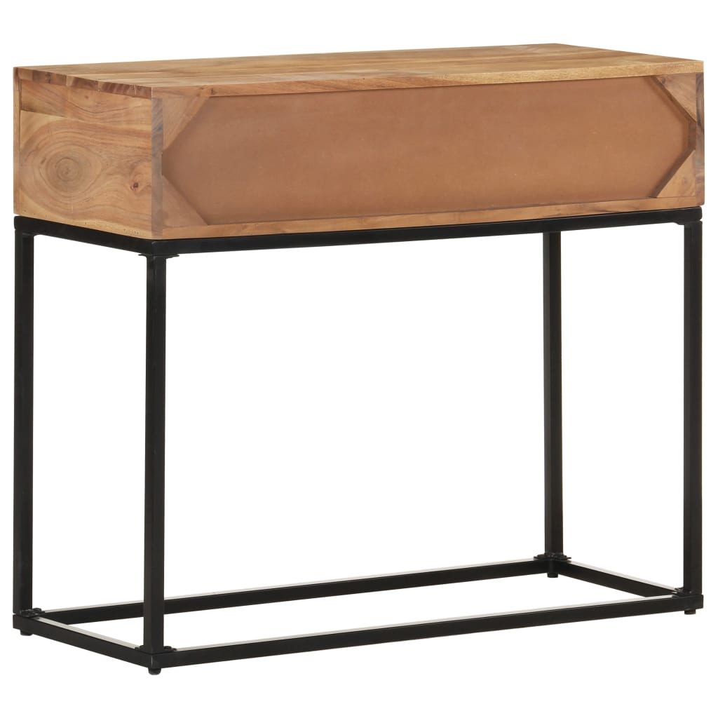 Table console 90x35x76 cm Bois d'acacia massif - XIOS