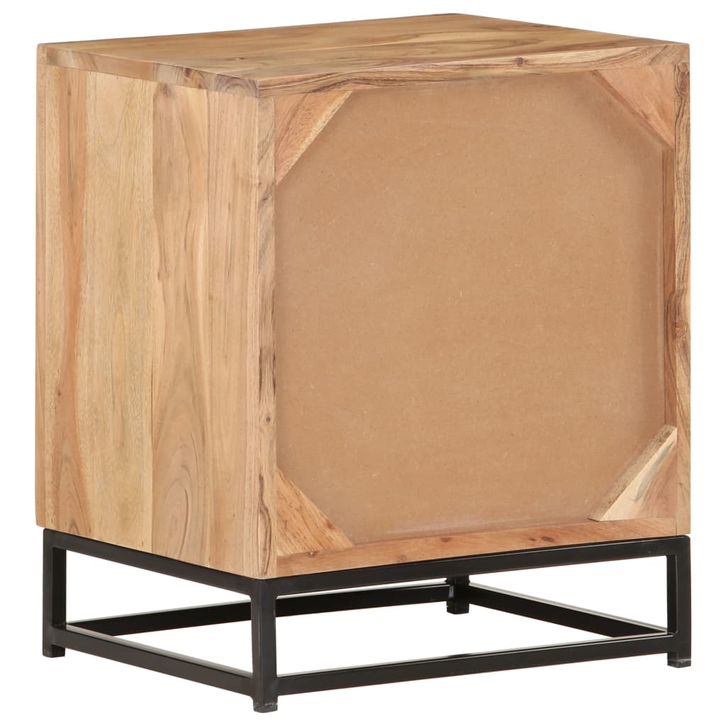Table de chevet 40x30x50 cm Bois d'acacia massif - XIOS