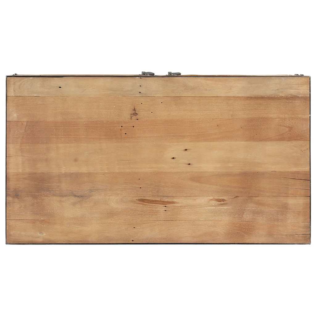 Table basse 90x50x39 cm Bois de récupération massif - XIOS