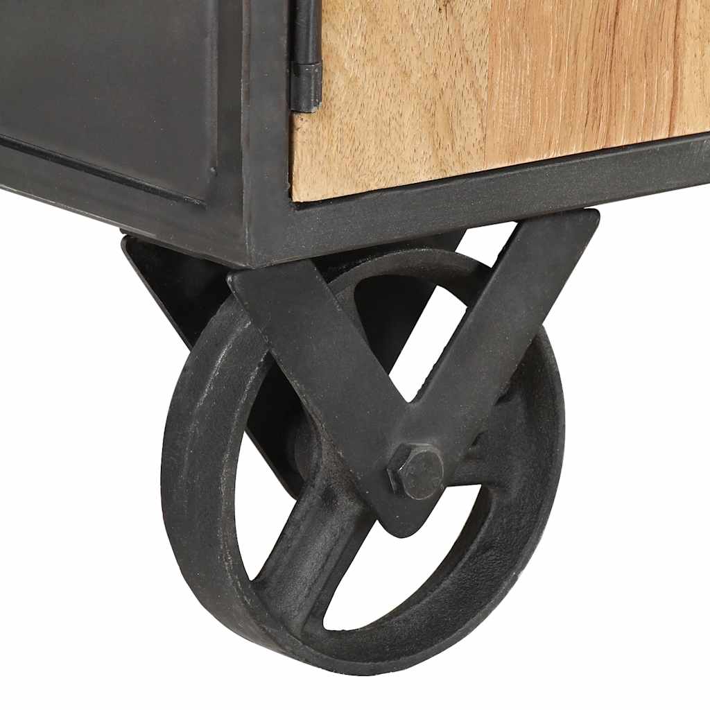 Table basse 90x50x39 cm Bois de récupération massif - XIOS