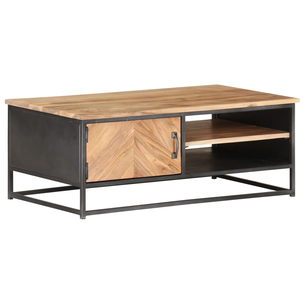 Table basse 90x50x35 cm Bois d'acacia massif - XIOS
