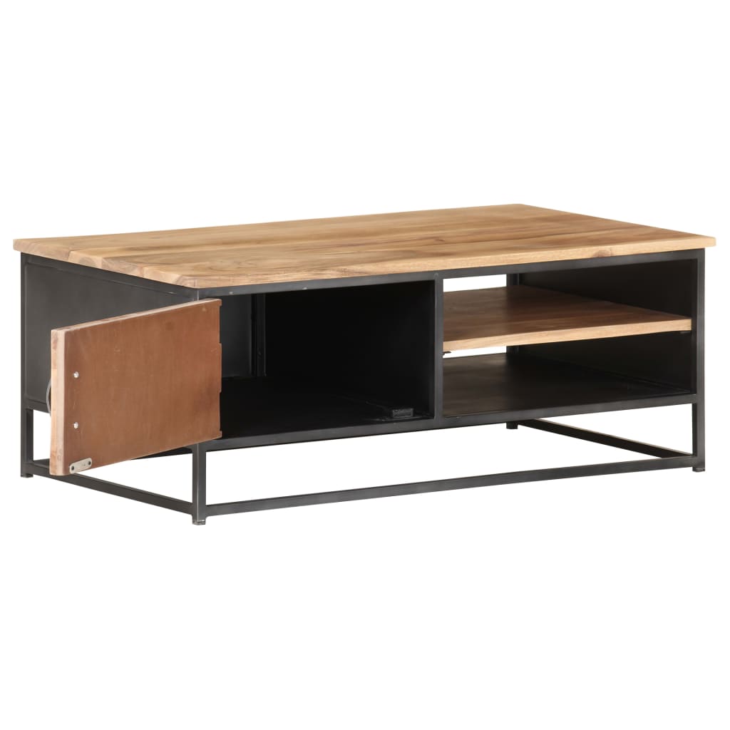 Table basse 90x50x35 cm Bois d'acacia massif - XIOS
