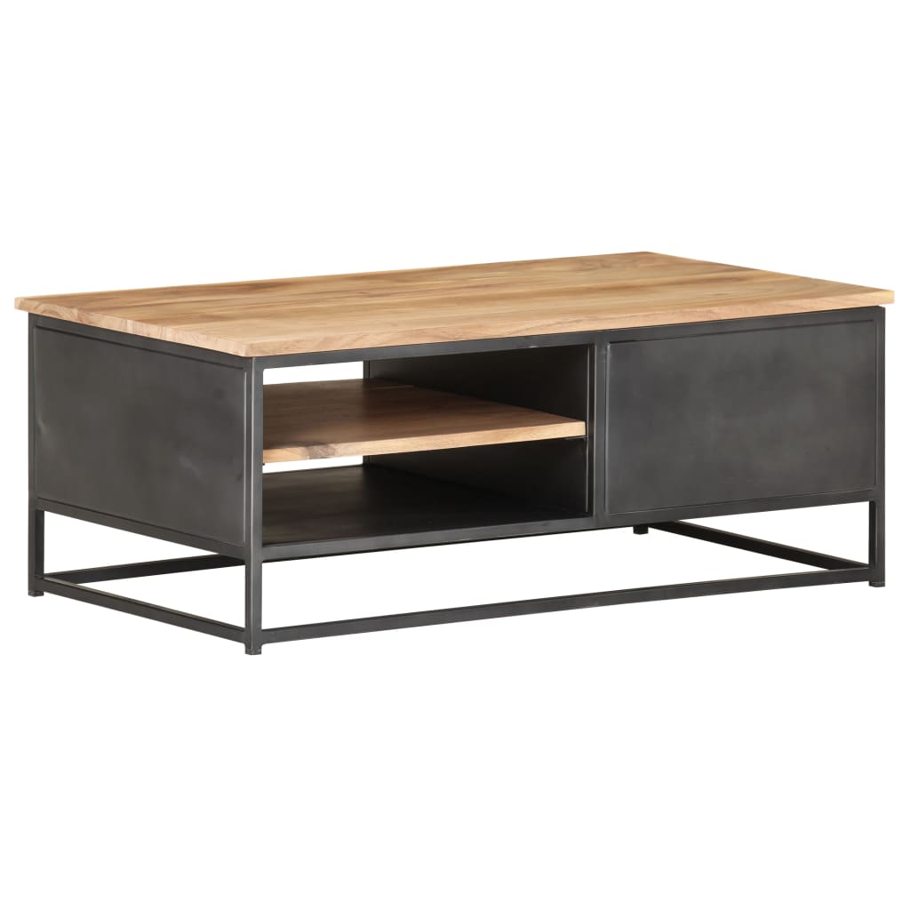 Table basse 90x50x35 cm Bois d'acacia massif - XIOS