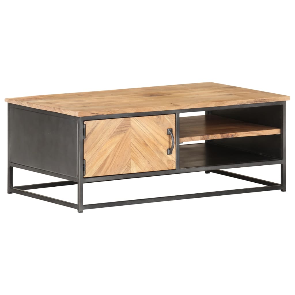 Table basse 90x50x35 cm Bois d'acacia massif - XIOS