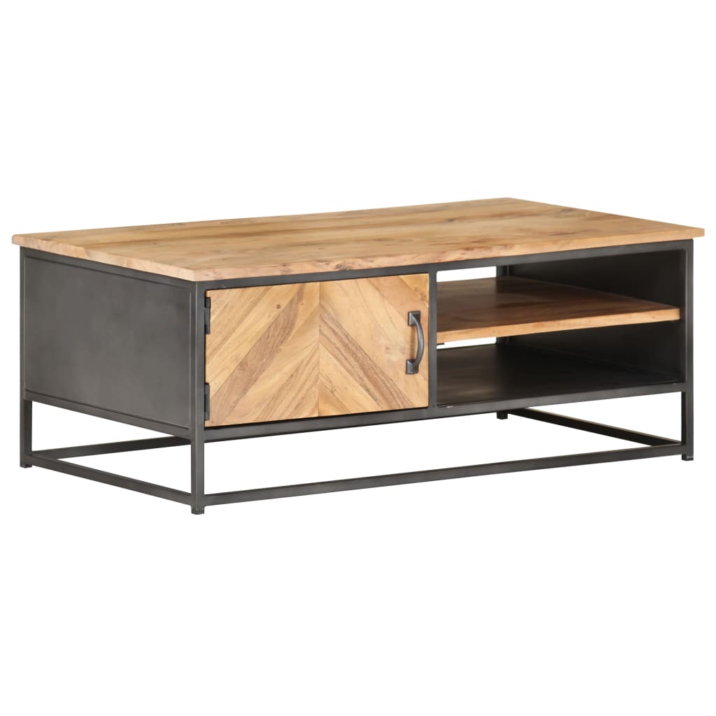 Table basse 90x50x35 cm Bois d'acacia massif - XIOS