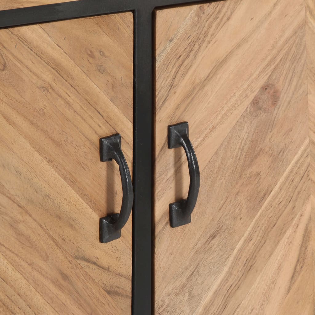 Buffet 120x30x75 cm Bois d'acacia solide - XIOS