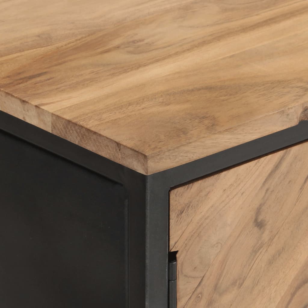 Buffet 120x30x75 cm Bois d'acacia solide - XIOS