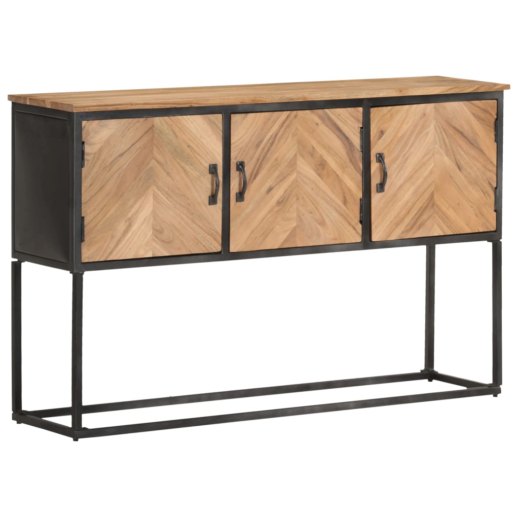 Buffet 120x30x75 cm Bois d'acacia solide - XIOS