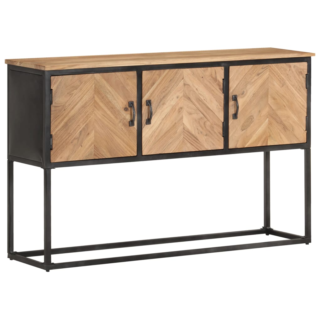Buffet 120x30x75 cm Bois d'acacia solide - XIOS