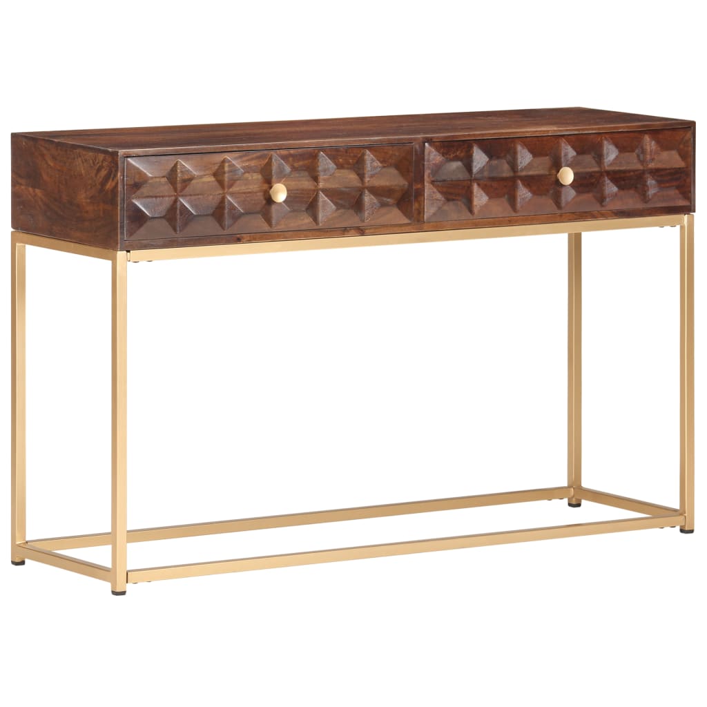 Console en bois de manguier massif 122 x 36 x 75 cm - XIOS