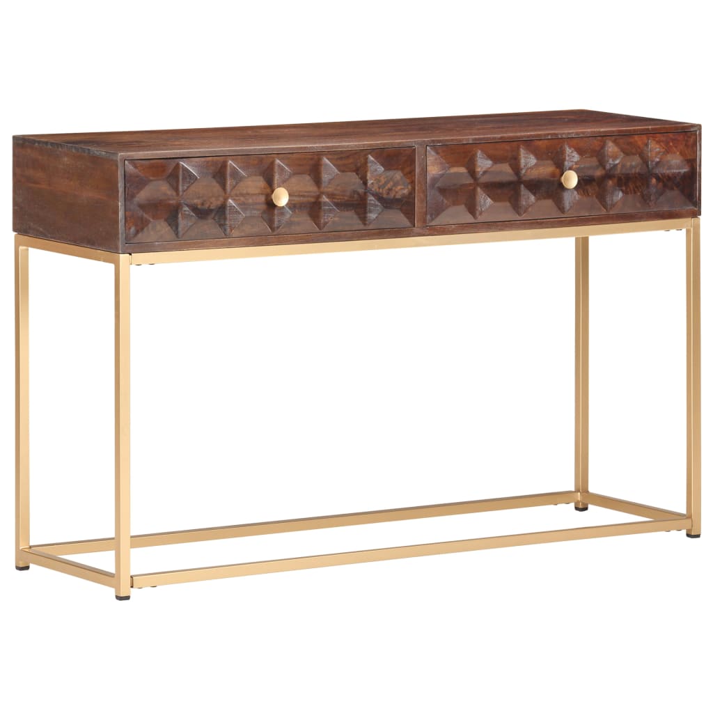 Console en bois de manguier massif 122 x 36 x 75 cm - XIOS