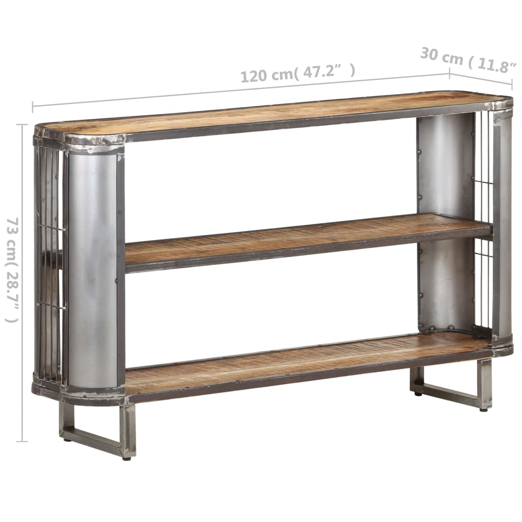 Buffet 120x30x73 cm Bois de manguier massif - XIOS