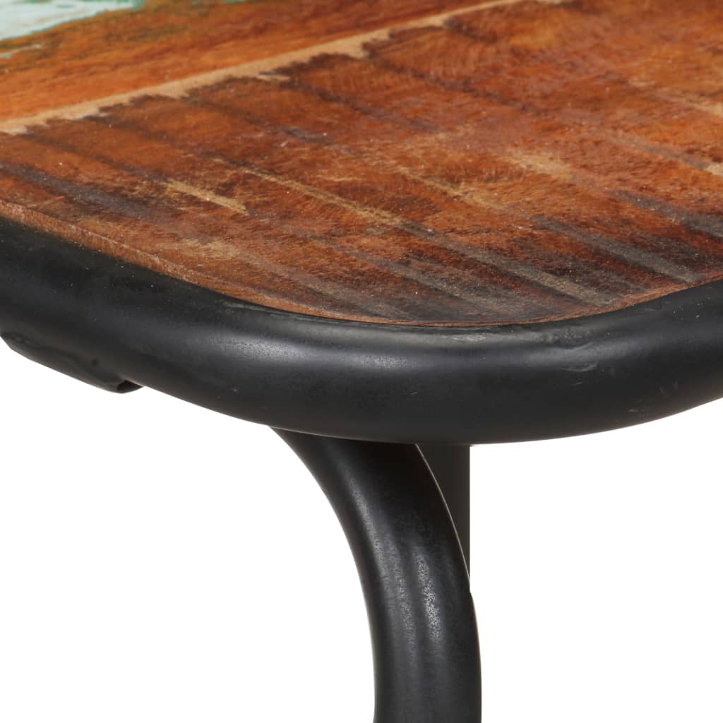 Chaises de bar lot de 2 bois de récupération solide - XIOS